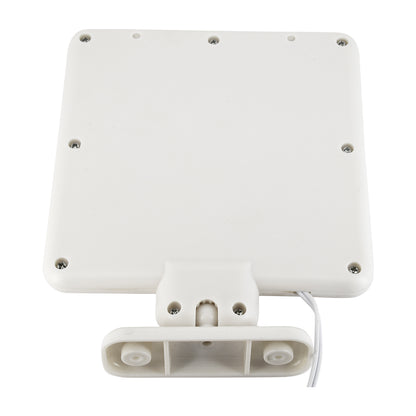 71508 Λευκό Αυτόνομο Ηλιακό Φωτιστικό LED SMD 10W 150lm με Ενσωματωμένη Μπαταρία 1200mAh - Φωτοβολταϊκό Πάνελ με Αισθητήρα Ημέρας-Νύχτας και PIR Αισθητήρα Κίνησης Αδιάβροχο IP54 Ψυχρό Λευκό 6000K