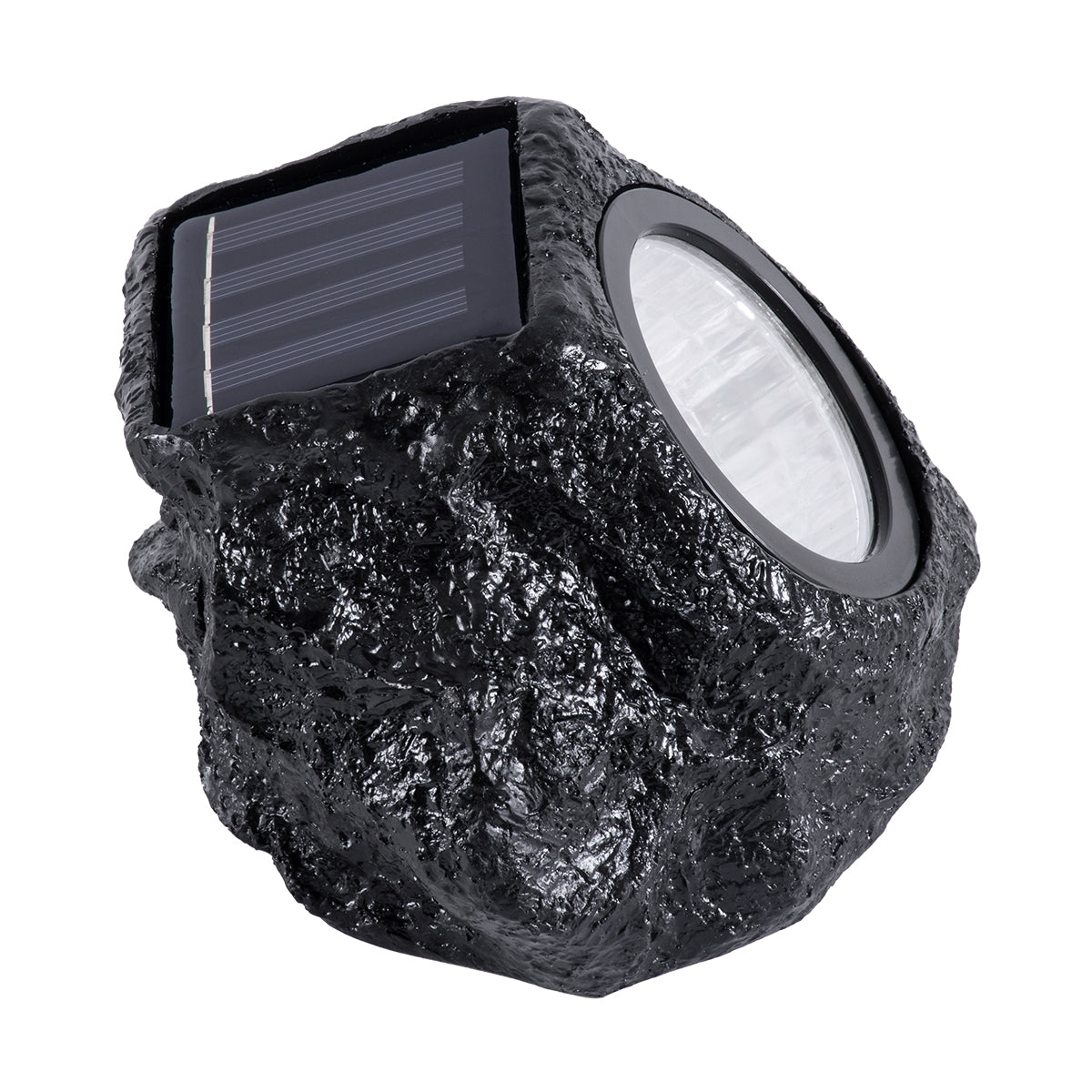 ROCHLIGHT 71509 Διακοσμητικό Φωτιστικό Κήπου LED 1W 50lm 120° DC 5V με Φωτοβολταϊκό Panel 5V 0.1W & Επαναφορτιζόμενη Μπαταρία Li-ion 3.2V 600mAh Αδιάβροχο IP65 Θερμό Λευκό 2700K - Μ14 x Π13 x Υ11