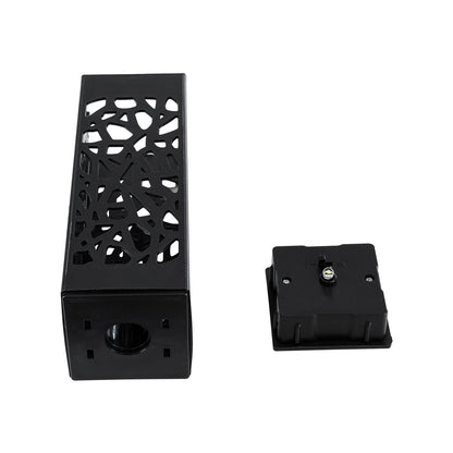 TRIBAL 71525 ΣΕΤ 4 Τεμαχίων Αυτόνομα Ηλιακά Φωτιστικά LED SMD 0.80W/Τεμ. 80lm/Τεμ. με Ενσωματωμένη Μπαταρία 600mAh - Φωτοβολταϊκό Πάνελ με Αισθητήρα Ημέρας-Νύχτας Αδιάβροχο IP65 Φανάρι Κήπου Τετράγωνο Ψυχρό Λευκό 6000K Μ6 x Π6 x Υ18cm