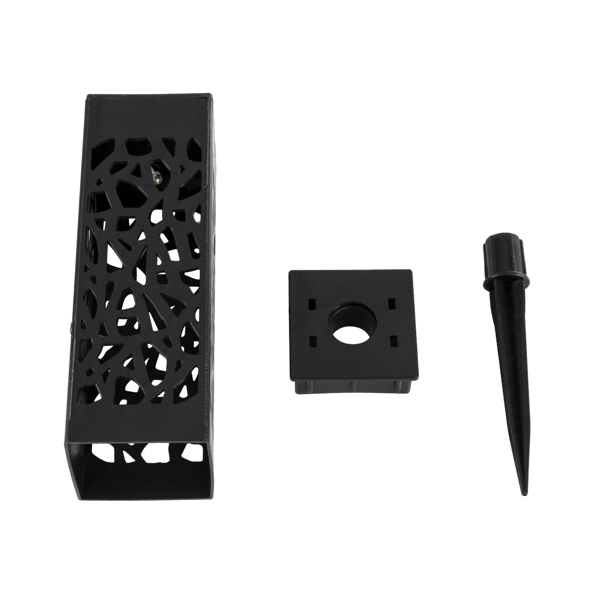 TRIBAL 71526 ΣΕΤ 4 Τεμαχίων Αυτόνομα Ηλιακά Φωτιστικά LED SMD 0.80W/Τεμ. 80lm/Τεμ. με Ενσωματωμένη Μπαταρία 600mAh - Φωτοβολταϊκό Πάνελ με Αισθητήρα Ημέρας-Νύχτας Αδιάβροχο IP65 Φανάρι Κήπου Τετράγωνο Θερμό Λευκό 2700K Μ6 x Π6 x Υ18cm