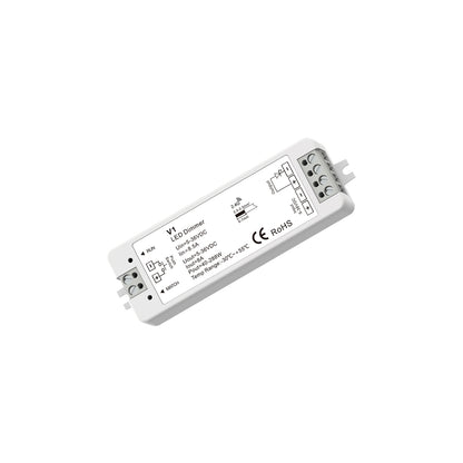 71567 V1 SKYDANCE DC RF 2.4Ghz Dimmer High Speed Controller & Push Dimming 1 Κανάλι DC 5-36V 1 x 8A 288W - Max 8.5A 288W - IP20 Μ10 x Π3.5 x Υ2cm