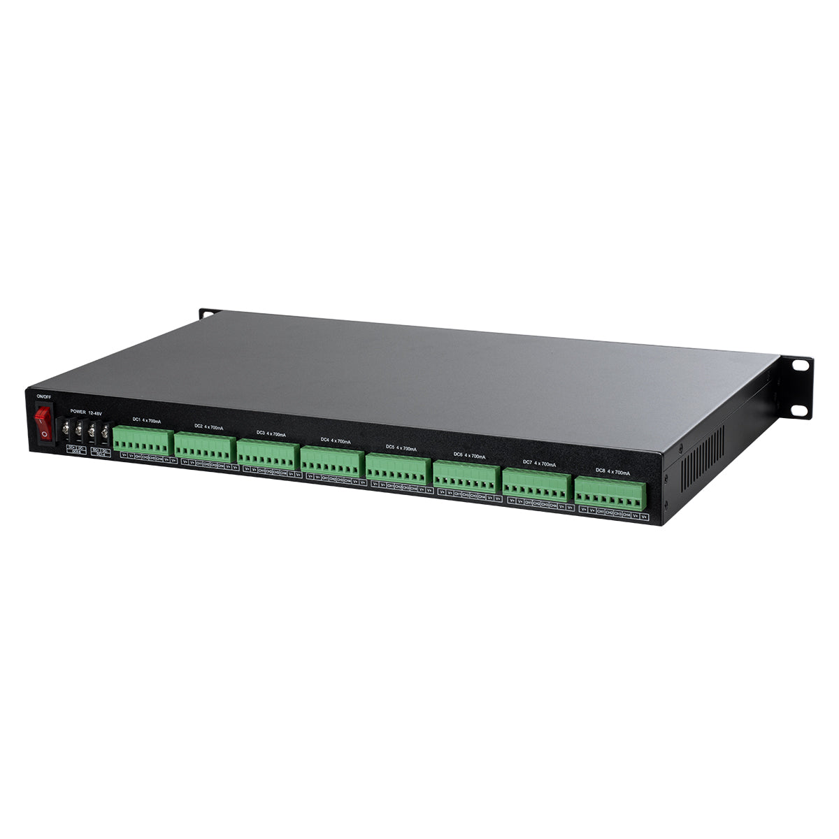 71570 D32C SKYDANCE DC DMX & RDM Dimmer High Speed Controller / Constant Current Decoder 32 Καναλιών DC 12-48V 32 x 700mA 34W - Max 22.5A 1075W - IP20 Μ48 x Π26 x Υ5cm