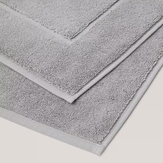 Πατάκι Μπάνιου Ξενοδοχείου 100% Cotton Light Grey 50x70εκ