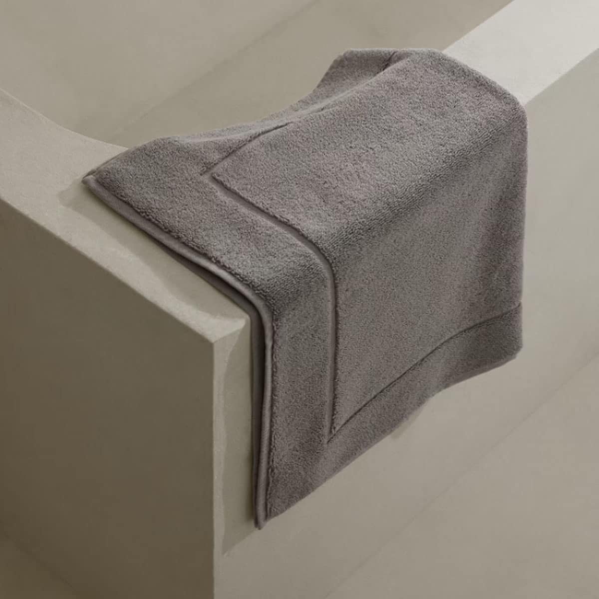 Πατάκι Μπάνιου Ξενοδοχείου 100% Cotton Light Grey 50x70εκ