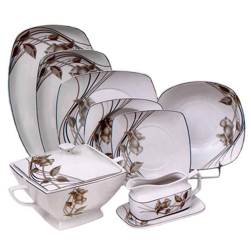 Σερβίτσιο Φαγητού Πορσελάνης 72 Τεμαχίων