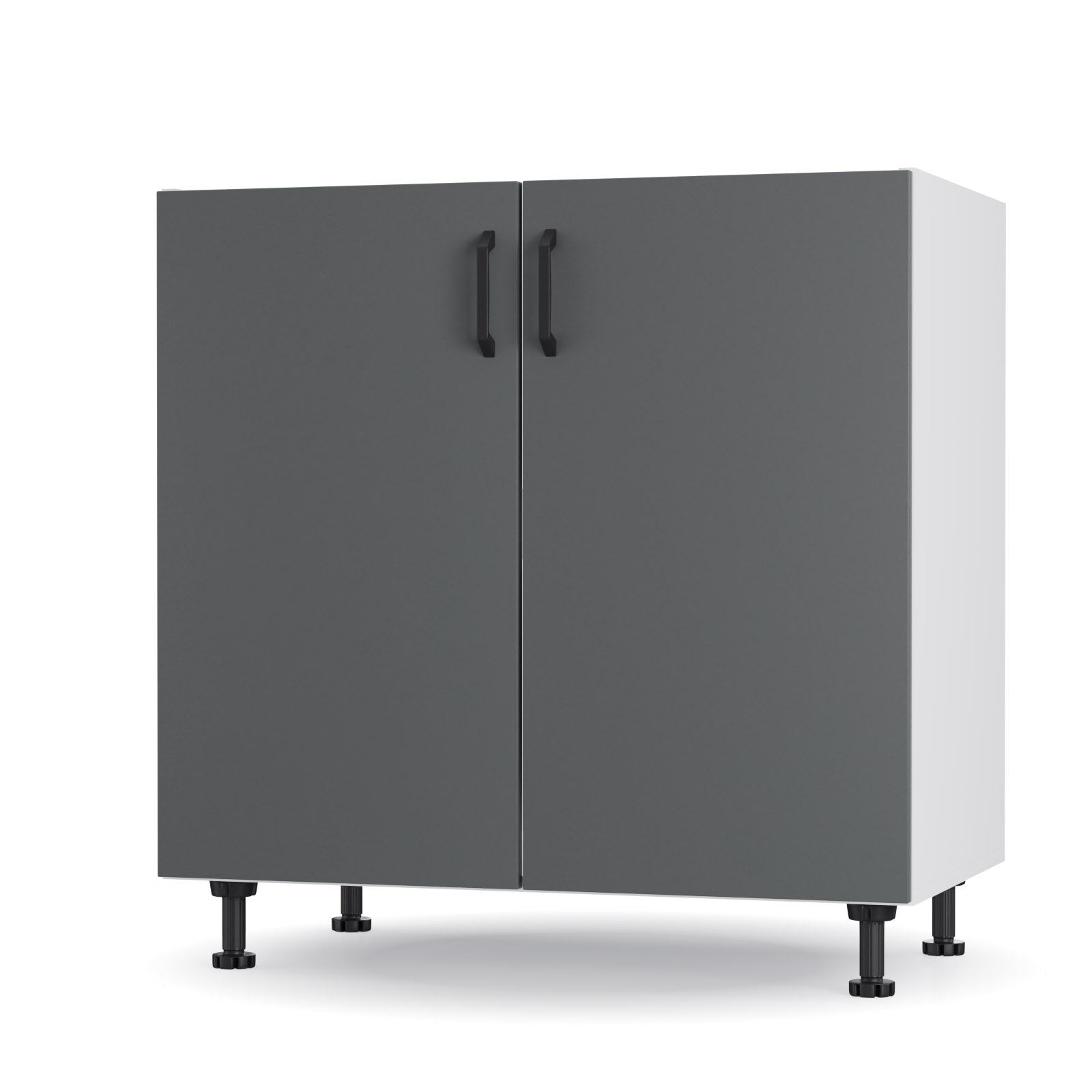 Modest Κάτω Ντουλάπι Νεροχύτη Ανθρακί 80x48x82