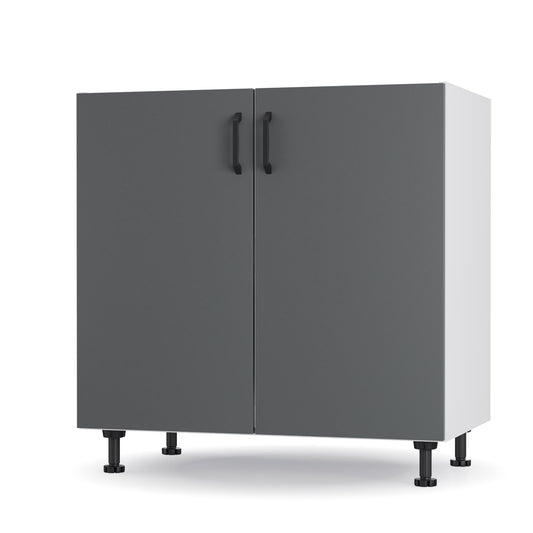 Modest Κάτω Ντουλάπι Νεροχύτη Ανθρακί 80x48x82