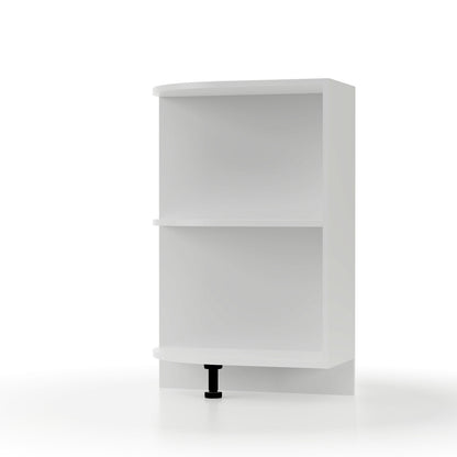 Modest Κάτω Γωνιακό Ντουλάπι Λευκό 28x55x82