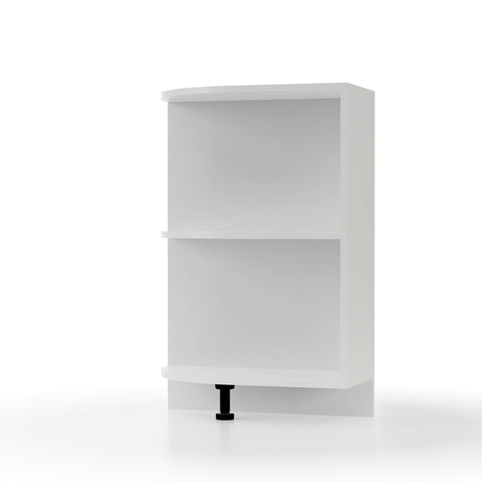 Modest Κάτω Γωνιακό Ντουλάπι Λευκό 28x55x82
