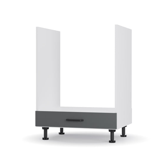 Modest Κάτω Ντουλάπι Φούρνου Ανθρακί 60x48x82