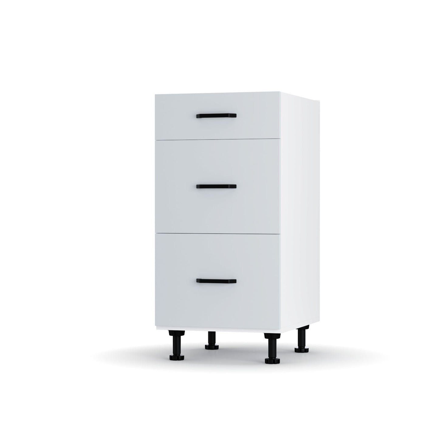 Modest Κάτω Ντουλάπι Συρταριέρα Γκρι 40x48x82