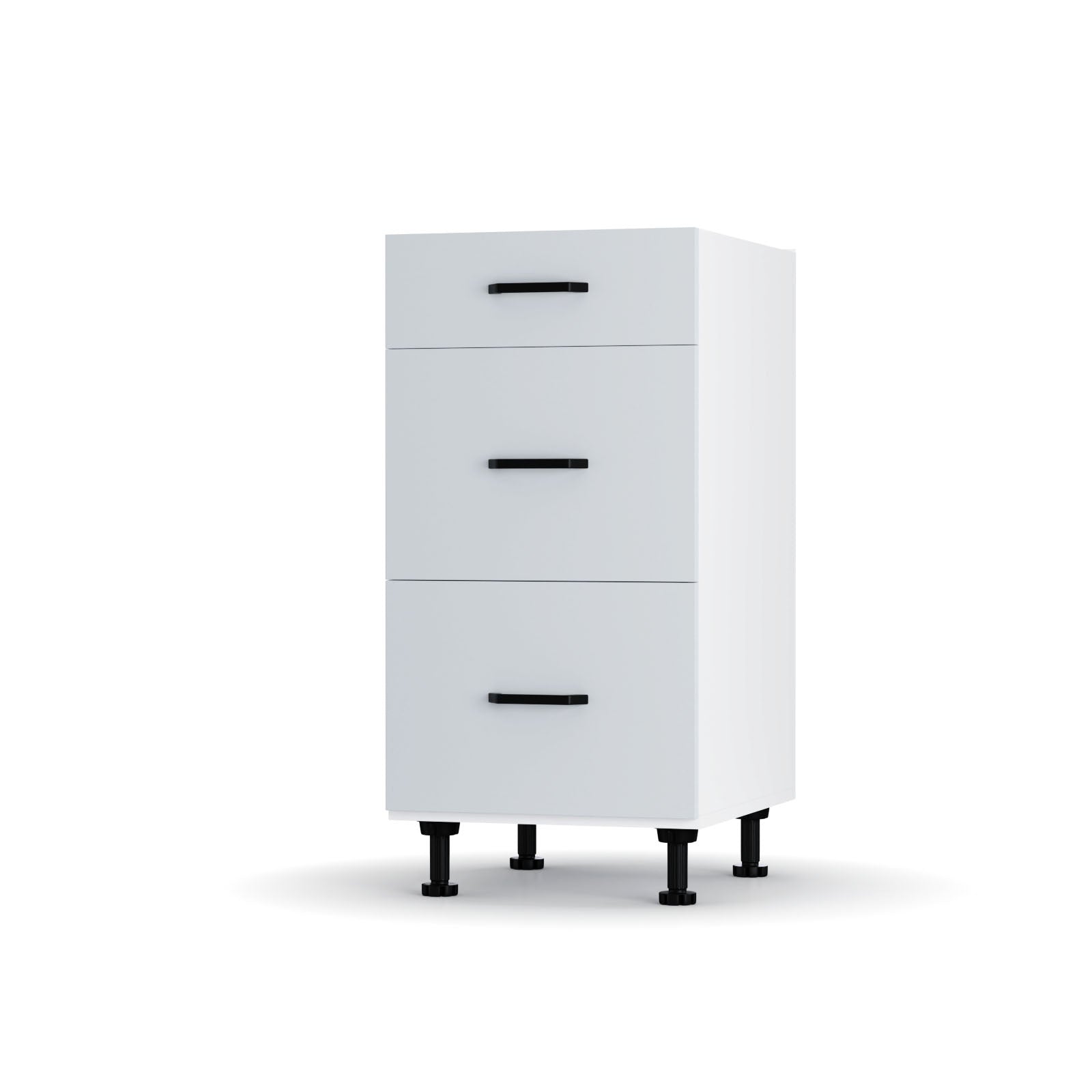 Modest Κάτω Ντουλάπι Συρταριέρα Γκρι 40x48x82