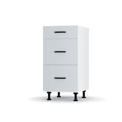 Modest Κάτω Ντουλάπι Συρταριέρα Γκρι 40x48x82