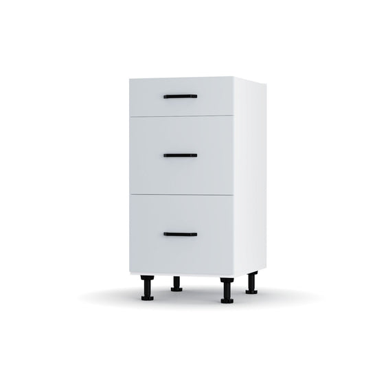 Modest Κάτω Ντουλάπι Συρταριέρα Γκρι 40x48x82