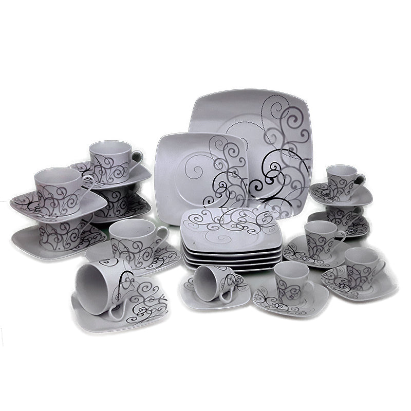 Σετ Πάστας Πορσελάνης 7 Τεμ