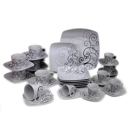 Σετ Πάστας Πορσελάνης 7 Τεμ