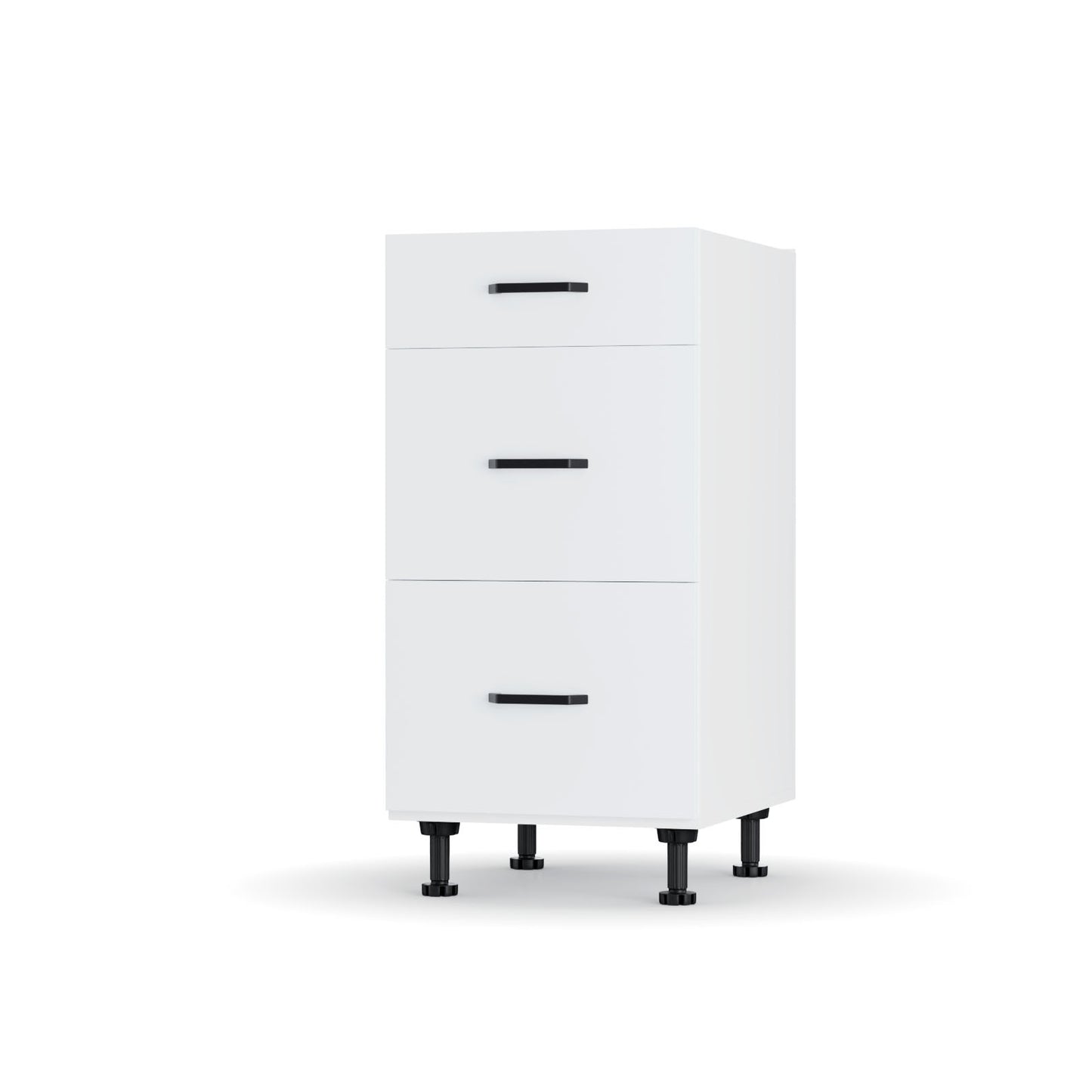 Modest Κάτω Ντουλάπι Συρταριέρα Λευκή 40x48x82