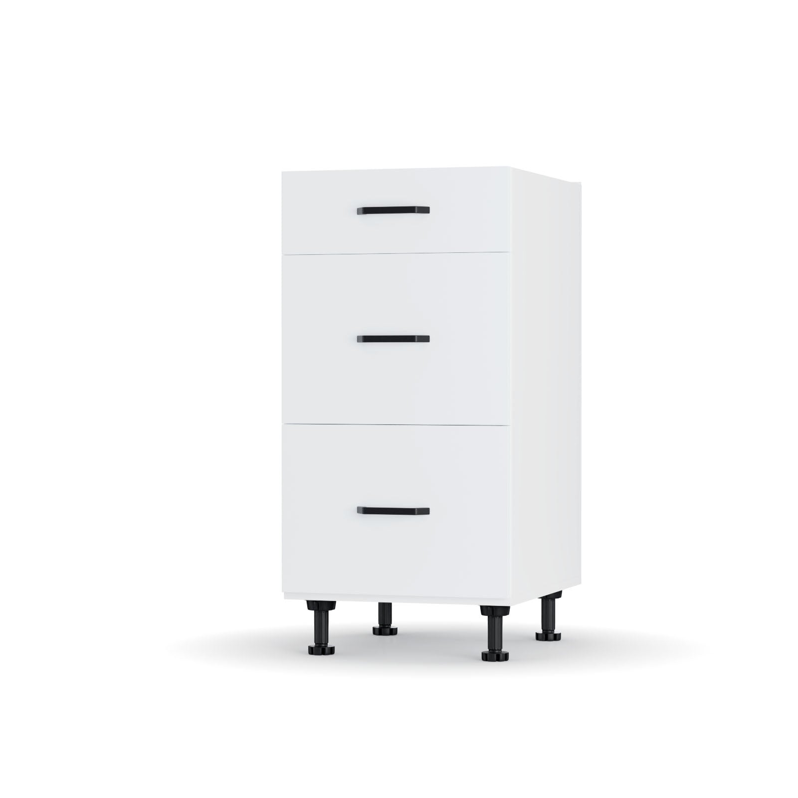 Modest Κάτω Ντουλάπι Συρταριέρα Λευκή 40x48x82