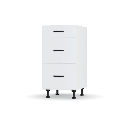 Modest Κάτω Ντουλάπι Συρταριέρα Λευκή 40x48x82