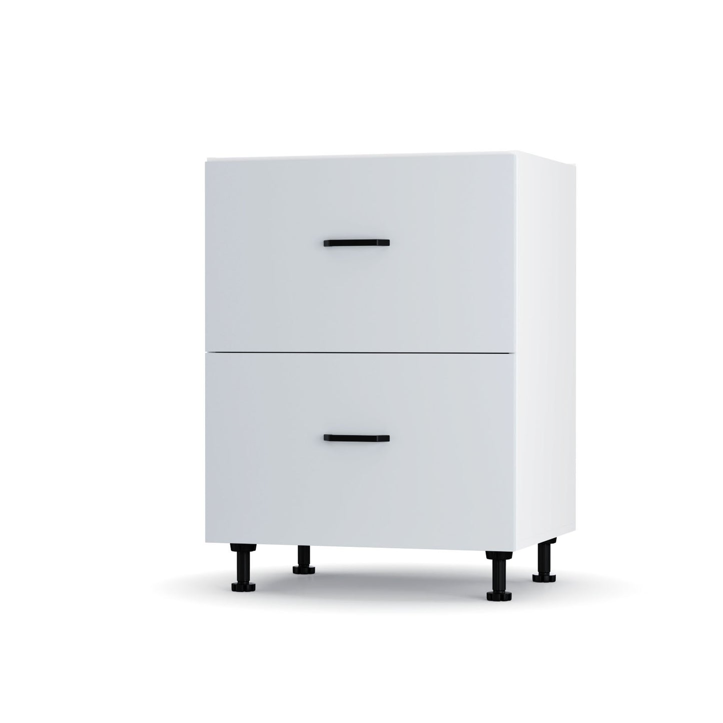 Modest Κάτω Ντουλάπι Συρταριέρα Γκρι 60x48x82