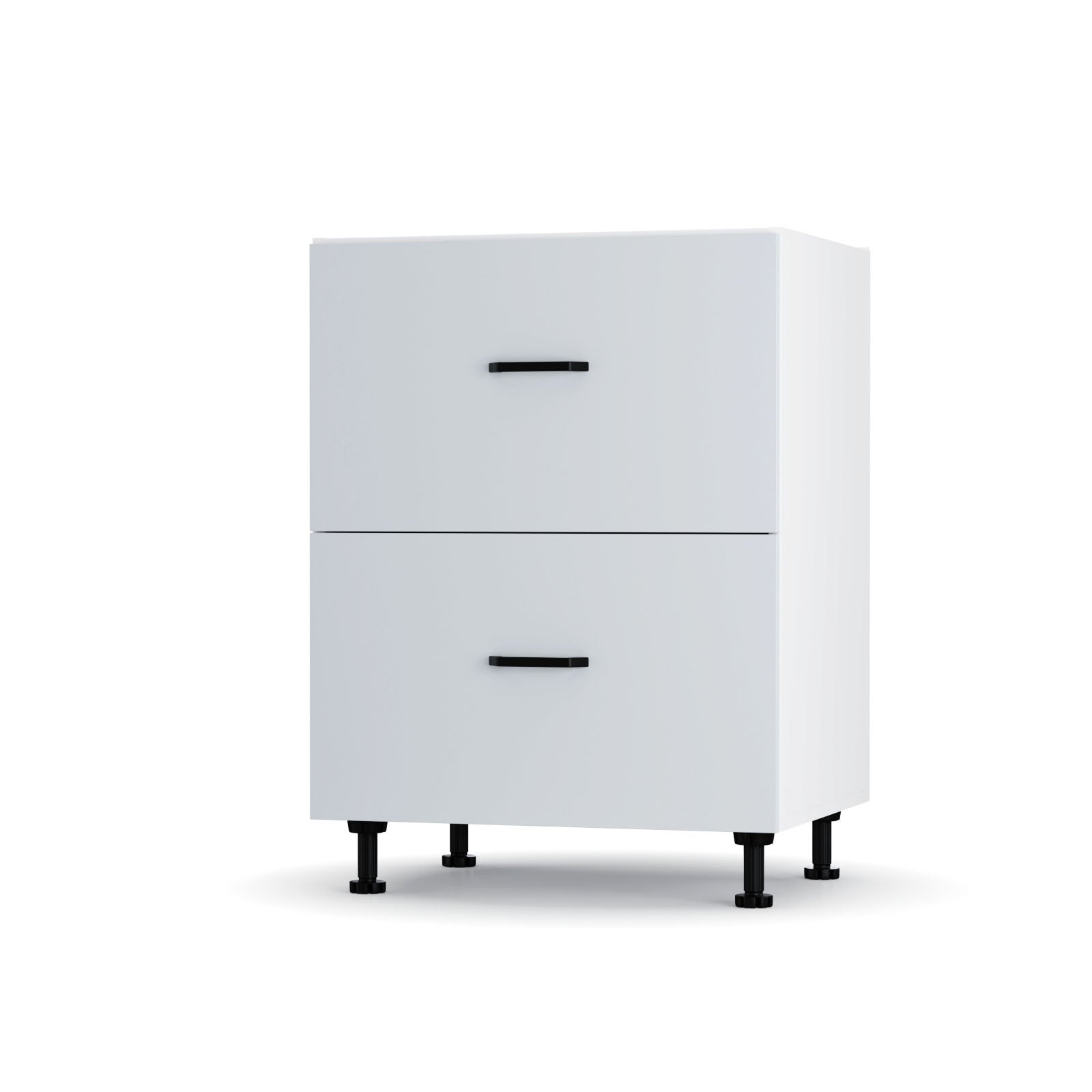 Modest Κάτω Ντουλάπι Συρταριέρα Γκρι 60x48x82