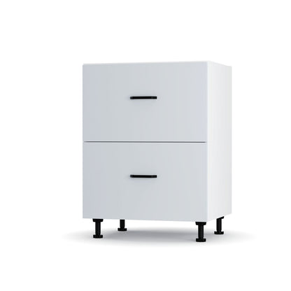 Modest Κάτω Ντουλάπι Συρταριέρα Γκρι 60x48x82