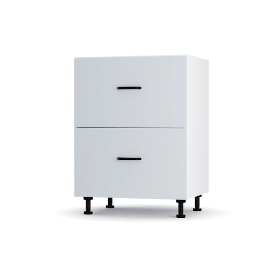 Modest Κάτω Ντουλάπι Συρταριέρα Γκρι 60x48x82