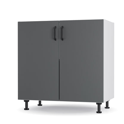 Modest Κάτω Ντουλάπι Ανθρακί 80x48x82