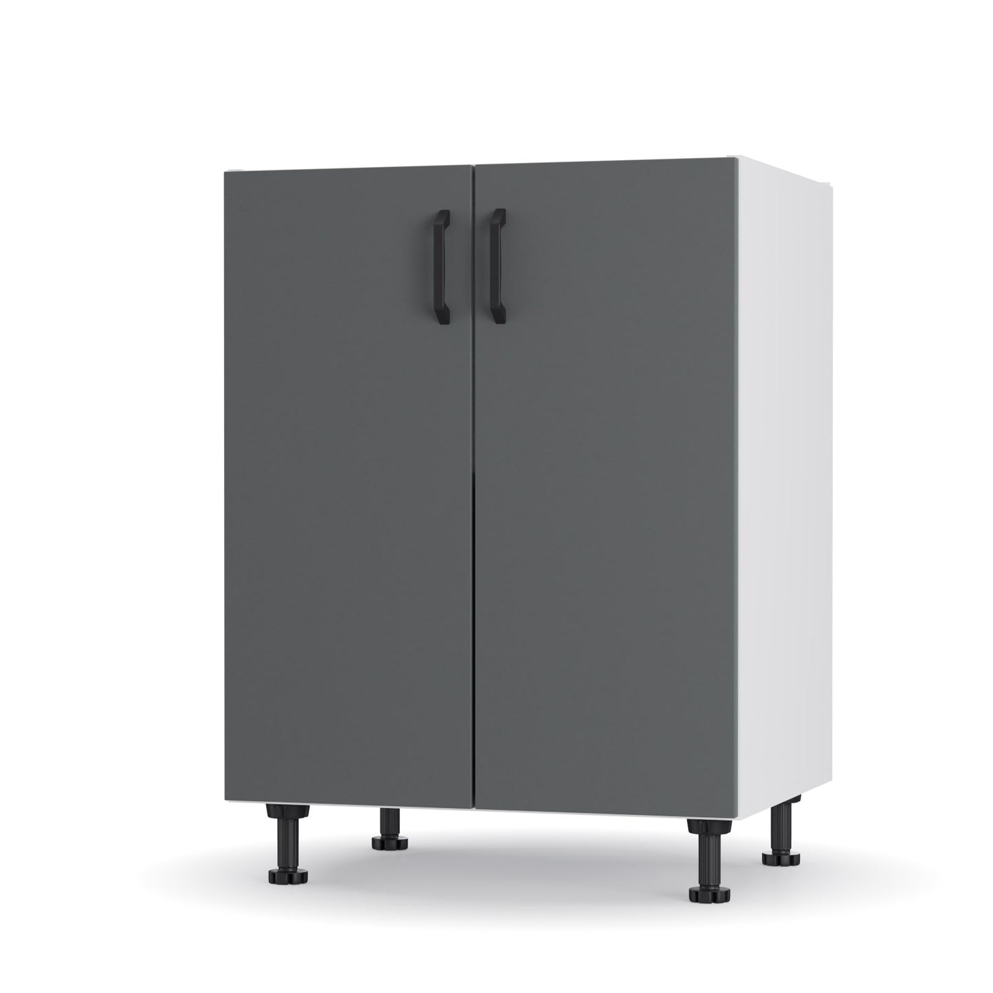 Modest Κάτω Ντουλάπι Ανθρακί 60x48x82