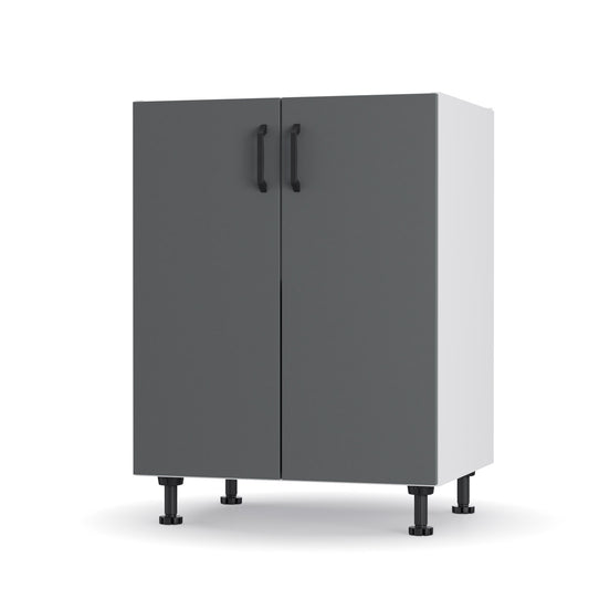 Modest Κάτω Ντουλάπι Ανθρακί 60x48x82