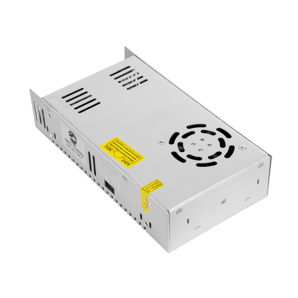 LUMIVOLT 73022 Τροφοδοτικό/Μετασχηματιστής PELV 350W 70A DC 5V IP20 - AC 220-240V σε DC 5V / Ρυθμιζόμενo από DC 4V έως DC 6V - Μ21.5 x Π11.5 x Υ5