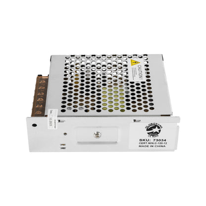 LUMIVOLT 73034 Τροφοδοτικό/Μετασχηματιστής PELV 120W 10A DC 12V IP20 - AC 220-240V σε DC 12V / Ρυθμιζόμενo από DC 10.8V έως DC 13.2V - Μ13 x Π10 x Υ4