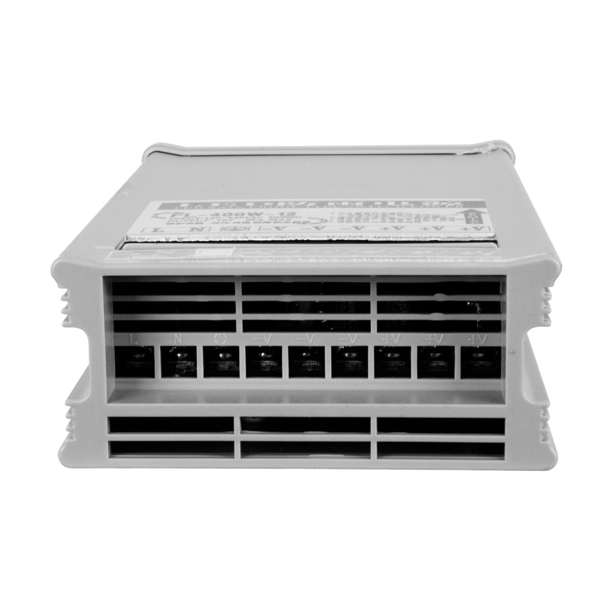 73039 Μεταλλικό Τροφοδοτικό PELV Rainproof για Προϊόντα LED 400W 33.3A - AC 220-240V σε DC 12V - IP54 L20.8 x W11.5 x H5cm