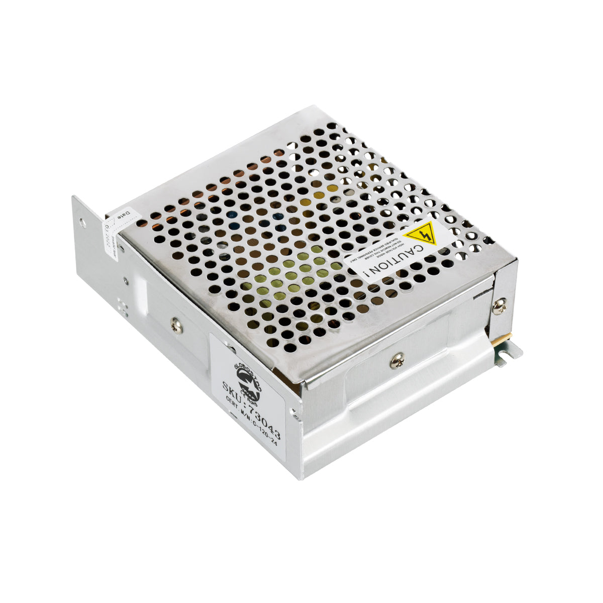 LUMIVOLT 73043 Τροφοδοτικό/Μετασχηματιστής PELV 120W 5A DC 24V IP20 - AC 220-240V σε DC 24V / Ρυθμιζόμενo από DC 22.5V έως DC 25.5V - Μ13 x Π10 x Υ4