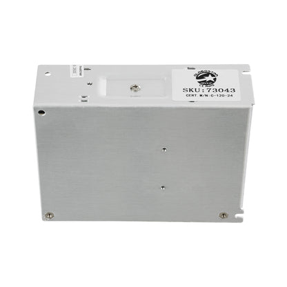 LUMIVOLT 73043 Τροφοδοτικό/Μετασχηματιστής PELV 120W 5A DC 24V IP20 - AC 220-240V σε DC 24V / Ρυθμιζόμενo από DC 22.5V έως DC 25.5V - Μ13 x Π10 x Υ4