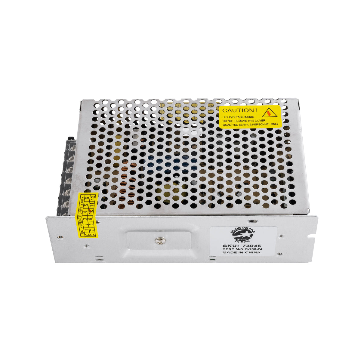 LUMIVOLT 73045 Τροφοδοτικό/Μετασχηματιστής PELV 200W 8.3A DC 24V IP20 - AC 220-240V σε DC 24V / Ρυθμιζόμενo από DC 22.5V έως DC 25.5V - Μ16 x Π10 x Υ5