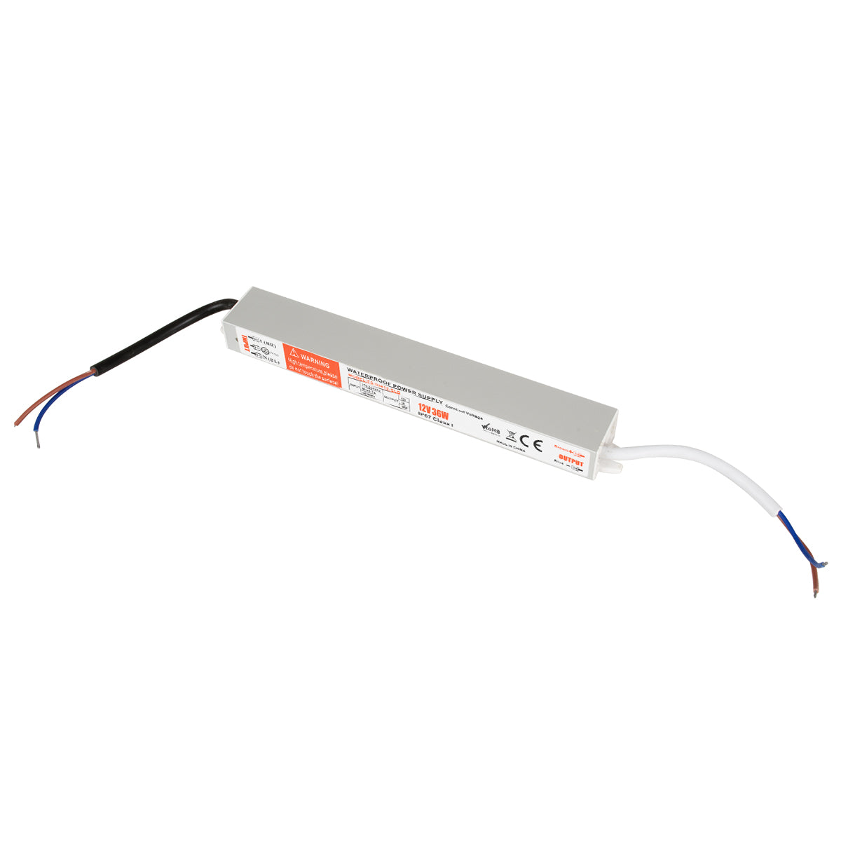 LUMIWATER 73051 Τροφοδοτικό/Μετασχηματιστής SELV 36W 3A DC 12V Αδιάβροχο IP67 - AC 220-240V σε DC 12V - Μ22.1 x Π3 x Υ2