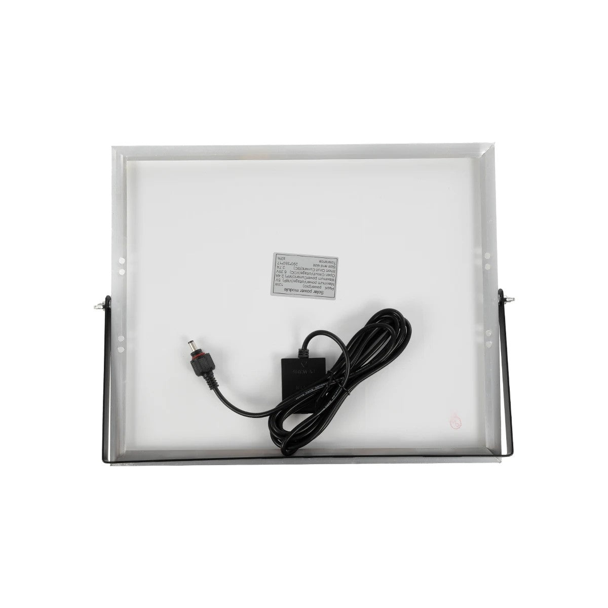 LUMOVOX 73068 Προβολέας LED 200W 10000lm 120° DC 5V με Φωτοβολταϊκό Panel 5V 12W & Επαναφορτιζόμενη Μπαταρία Li-ion 3.2V 10000mAh Αδιάβροχο IP67 Ψυχρό Λευκό 6000K - 180 x SMD2835 Sanan Chip - Γκρι Ανθρακί - Μ29.5 x Π5.5 x Υ19