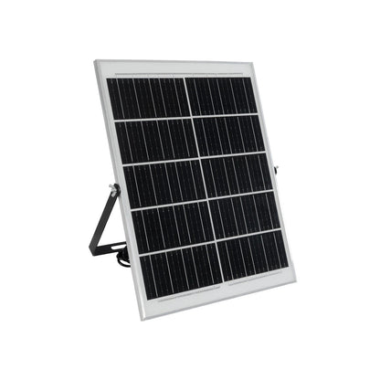 LUMOVOX 73069 Προβολέας LED 300W 15000lm 120° DC 5V με Φωτοβολταϊκό Panel 5V 20W & Επαναφορτιζόμενη Μπαταρία Li-ion 3.2V 15000mAh Αδιάβροχο IP67 Ψυχρό Λευκό 6000K - 360 x SMD2835 Sanan Chip - Γκρι Ανθρακί - Μ37 x Π7.5 x Υ27