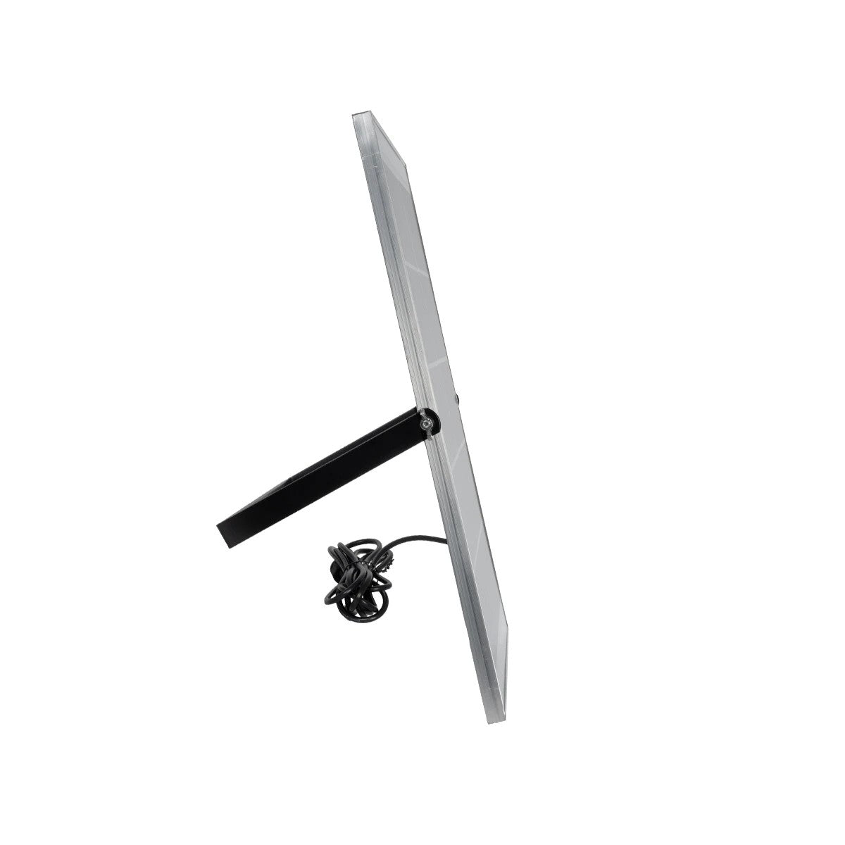 LUMOVOX 73069 Προβολέας LED 300W 15000lm 120° DC 5V με Φωτοβολταϊκό Panel 5V 20W & Επαναφορτιζόμενη Μπαταρία Li-ion 3.2V 15000mAh Αδιάβροχο IP67 Ψυχρό Λευκό 6000K - 360 x SMD2835 Sanan Chip - Γκρι Ανθρακί - Μ37 x Π7.5 x Υ27