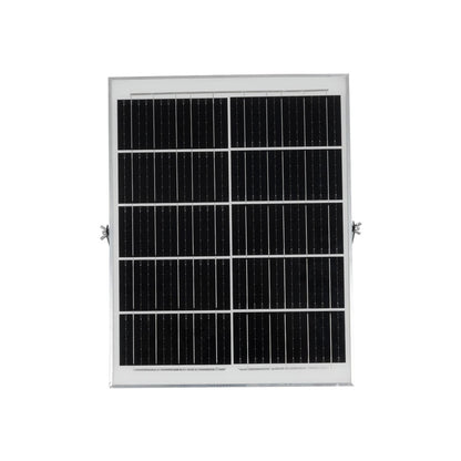 LUMOVOX 73069 Προβολέας LED 300W 15000lm 120° DC 5V με Φωτοβολταϊκό Panel 5V 20W & Επαναφορτιζόμενη Μπαταρία Li-ion 3.2V 15000mAh Αδιάβροχο IP67 Ψυχρό Λευκό 6000K - 360 x SMD2835 Sanan Chip - Γκρι Ανθρακί - Μ37 x Π7.5 x Υ27