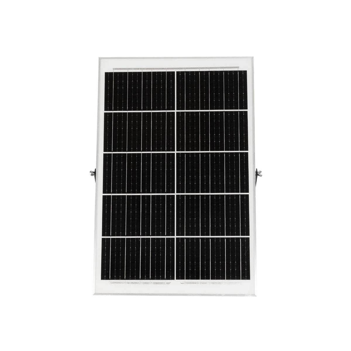 LUMOVOX 73070 Προβολέας LED 400W 20000lm 120° DC 5V με Φωτοβολταϊκό Panel 5V 25W & Επαναφορτιζόμενη Μπαταρία Li-ion 3.2V 20000mAh Αδιάβροχο IP67 Ψυχρό Λευκό 6000K - 400 x SMD2835 Sanan Chip - Γκρι Ανθρακί - Μ45 x Π7.5 x Υ30.5