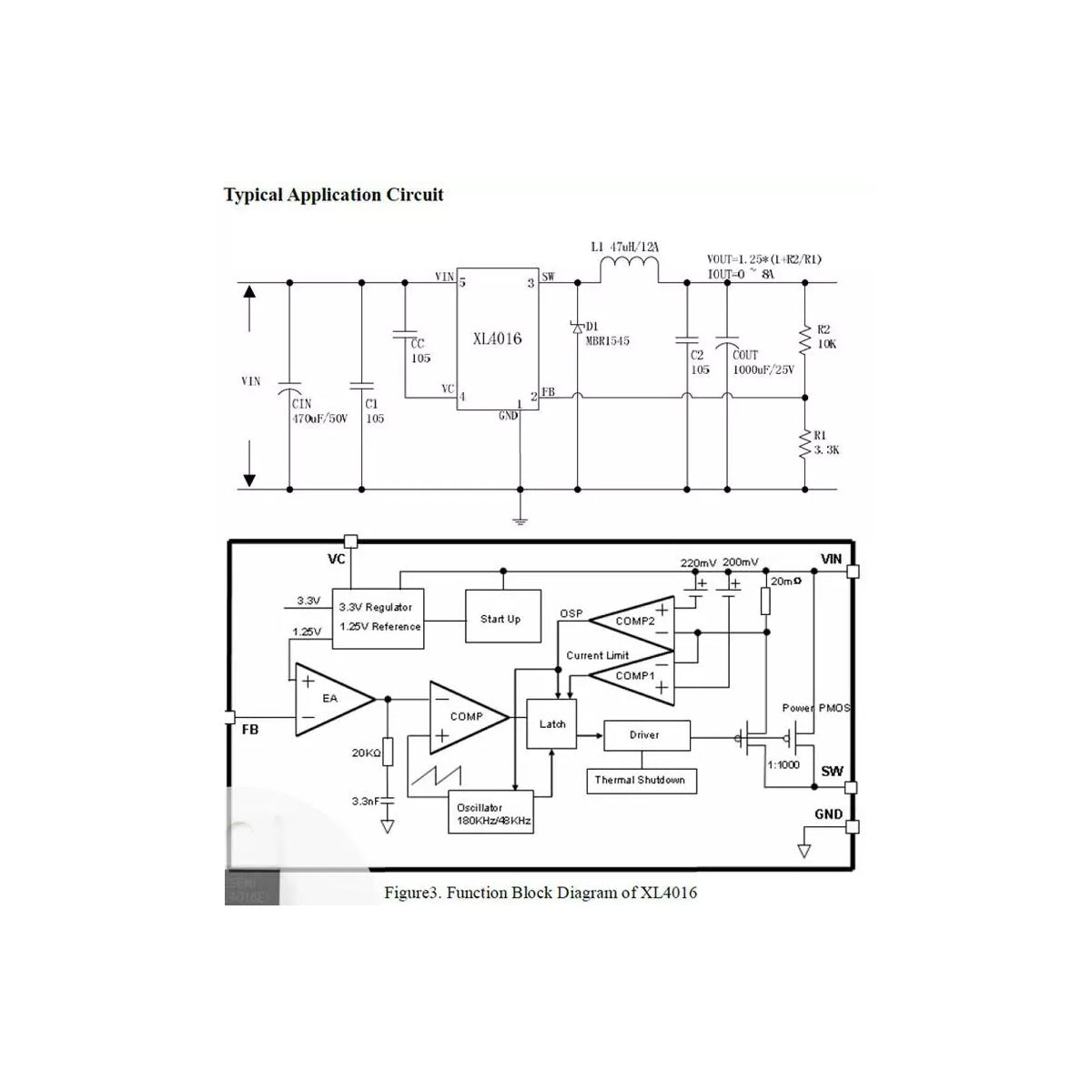 73114 Ρυθμιστής Τάσης - Voltage Regulator DC Converter Module - Input DC4-40V / Output DC1.25-36V Max Load 8A Μ6 x Π4.5 x Υ2.5cm