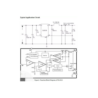 73114 Ρυθμιστής Τάσης - Voltage Regulator DC Converter Module - Input DC4-40V / Output DC1.25-36V Max Load 8A Μ6 x Π4.5 x Υ2.5cm