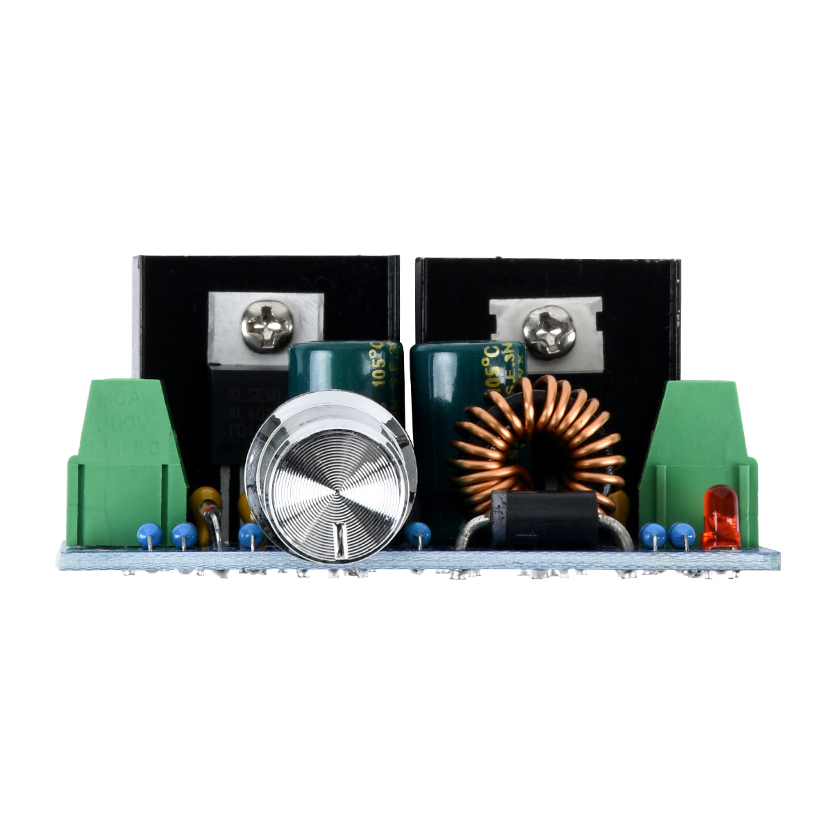 73114 Ρυθμιστής Τάσης - Voltage Regulator DC Converter Module - Input DC4-40V / Output DC1.25-36V Max Load 8A Μ6 x Π4.5 x Υ2.5cm