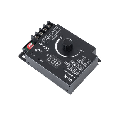 73117 V1-K SKYDANCE DC RF 2.4Ghz Dimmer PWM Frequency Controller 1 Κανάλι DC 12-24V 1 x 20A 480W - Max 20A 480W - IP20 Μ10.7 x Π7.5 x Υ3.8cm