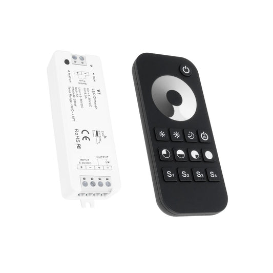 73118 RT1+V1 SKYDANCE ΣΕΤ Dimmer & Ασύρματο Χειριστήριο Αφής 1 Group RF 2.4Ghz 8A Max DC 5-36V (288W) - DC 3V IP20