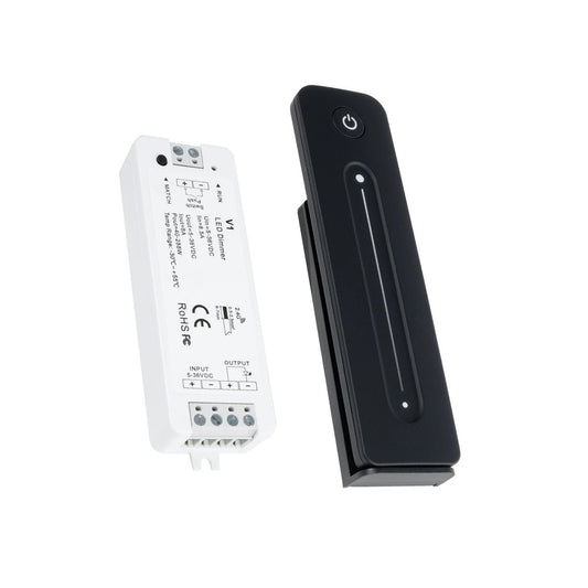 73119 V1+R11 SKYDANCE ΣΕΤ Dimmer & Ασύρματο Χειριστήριο Αφής 1 Group RF 2.4Ghz 8A Max DC 5-36V (288W) - DC 3V IP20