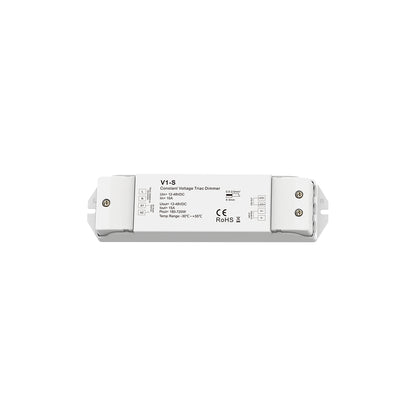 73127 V1-S SKYDANCE AC Triac Dimmer Push Dimming 1 Κανάλι DC 12-48V 1 x 15A 720W - Max 15A 720W - IP20 Μ17.5 x Π4.5 x Υ2.5cm