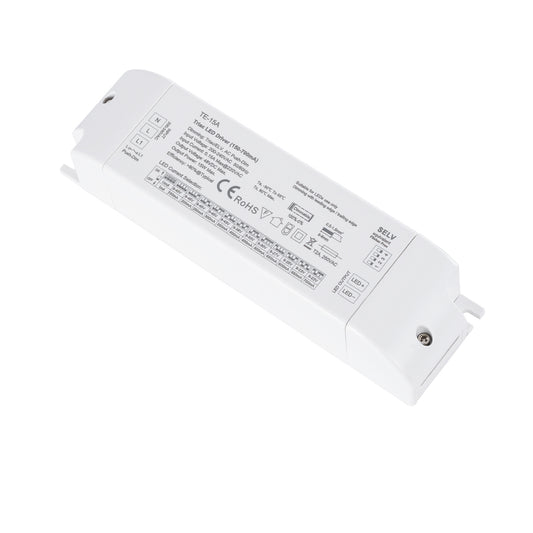 73133 TE-15A SKYDANCE AC Triac Dimmable Constant Current LED Driver Push Dimming 1 Κανάλι AC 200-240V 1 x 0.15A 15W - Max 0.15A 15W - IP20 Μ15.1 x Π4.1 x Υ3cm